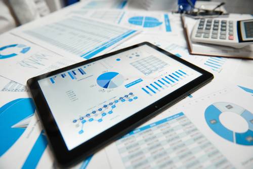 Accountancy image on ipad